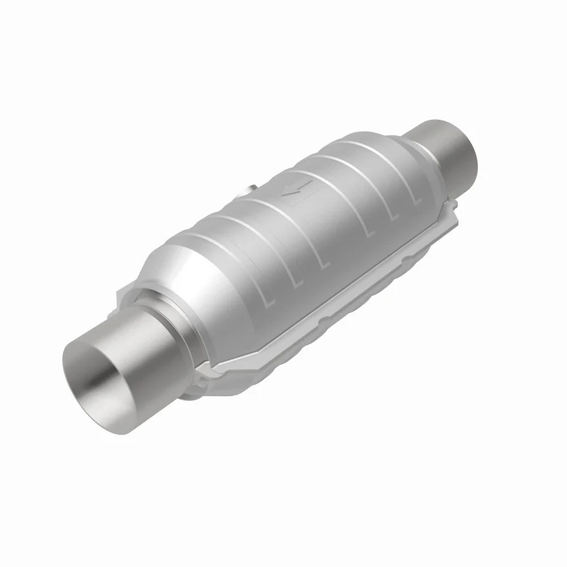 MagnaFlow Conv Univ 2.25in Inlet/Outlet Center/Center Round 11in Body L x 5.125in W x 15in Overall L - Image 3