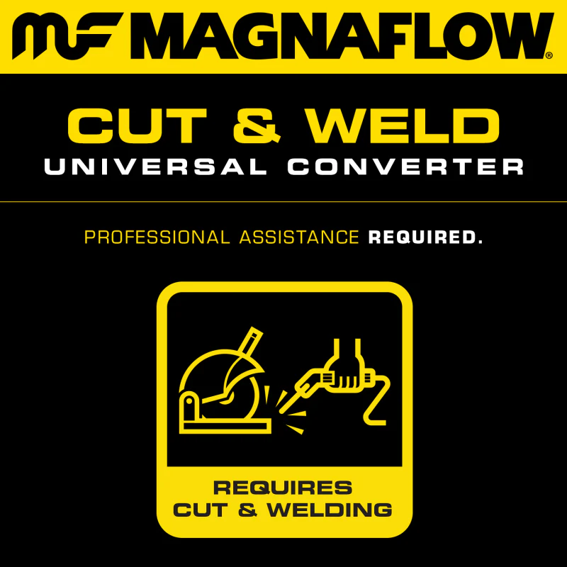 MagnaFlow Universal Catalytic Converter 2.50inch C/A Met. - Image 36