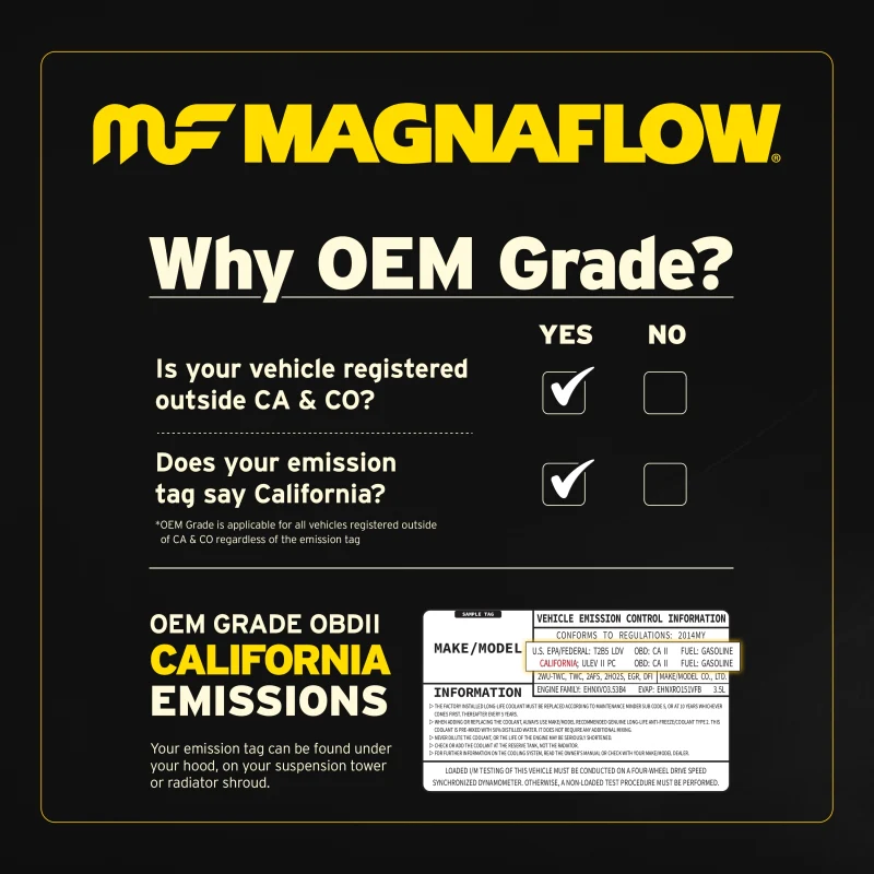 MagnaFlow Conv Univ 2.50inch C/C Met. - Image 6