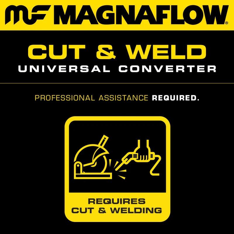 MagnaFlow Universal Catalytic Converter 2.5 inch T2 Rear - Image 34