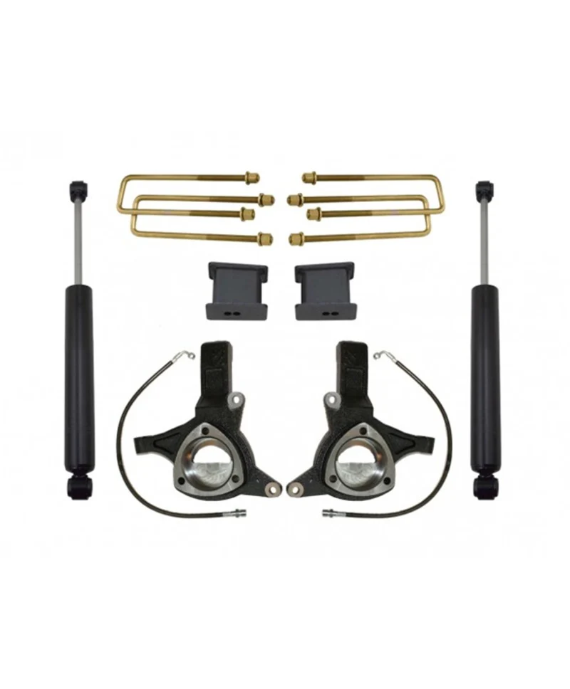 MaxTrac 07-16 GM C1500 2WD w/Cast Steel Susp. 4.5in/2in MaxPro Spindle Lift Kit w/MaxTrac Shocks