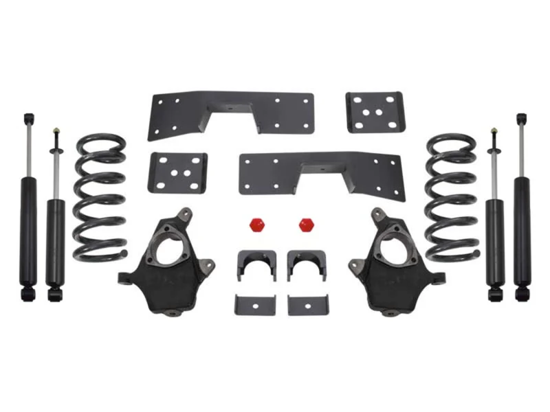 MaxTrac 99-06 GM C1500 2WD V8 3in/5in Lowering Spindle Kit