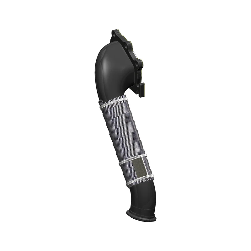 MBRP 01-04 Chev/GMC 6.6L Duramax 3in Black Turbo Down Pipe - Image 2
