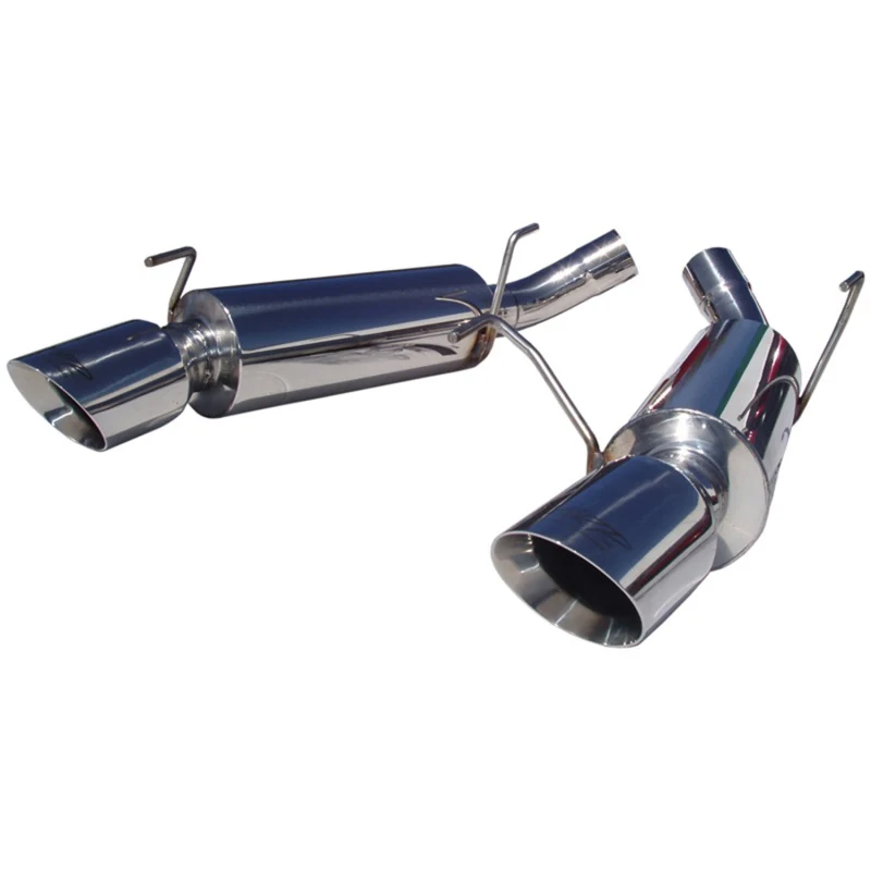 MBRP 05-10 Ford Mustang GT 5.0/Shelby GT500 Dual Mufflers Axle Back Split Rear T304 - Image 2