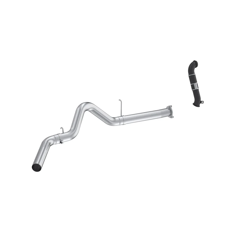 MBRP 07-10 Chevy Silverado / GMC Sierra 2500/3500HD 4in OD CatBack Single Side Exit w/ Downpipe - AL