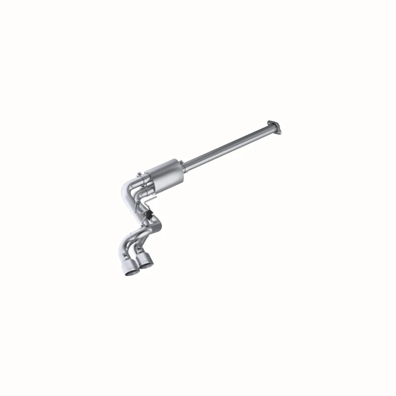MBRP 09-14 Ford F150 Pre-Axle 4.5in OD Tips Dual Outlet T409 3in Cat Back Exhaust - Image 2