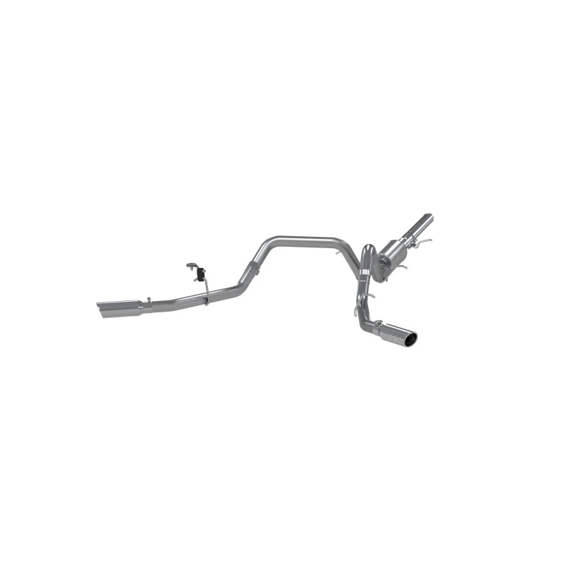 MBRP 14 Chevy/GMC 1500 Silverado/Sierra 4.3L V6/5.3L V8 Dual Split Side Alum 3in Cat Back Exhaust - Image 2