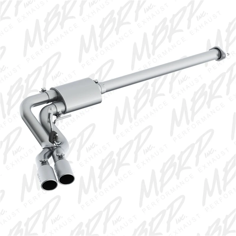 MBRP 15-16 Ford F-150 2.7L/3.5L/5.0L 3in Cat Back Single Side Pre-Axle Dual Exit T304 - Image 2