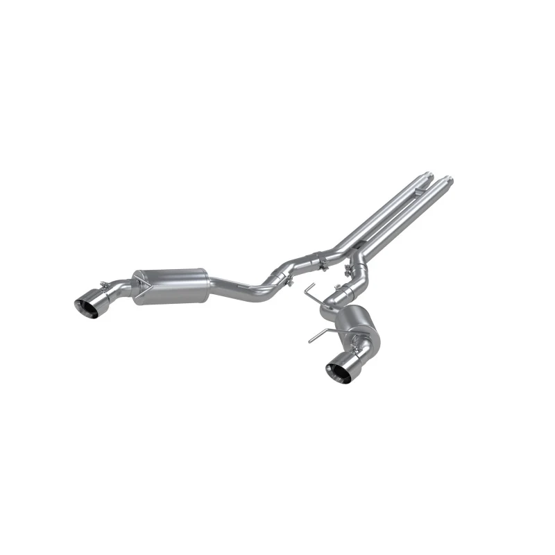 MBRP 15 Ford Mustang GT 5.0 3in Cat Back Dual Split Rear Street Version 4.5in Tips - T409 - Image 2