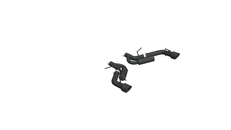 MBRP 16-19 Chevrolet Camaro SS Dual Rear Exit Axle Back w/ 4.5in OD Tips - BLK (Non NPP Models) - Image 2