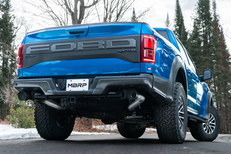 MBRP 17-20 Ford F-150 Raptor 3.5L Ecoboost Dual Rear Exit T409 3in Resonator Back Exhaust System - Image 5