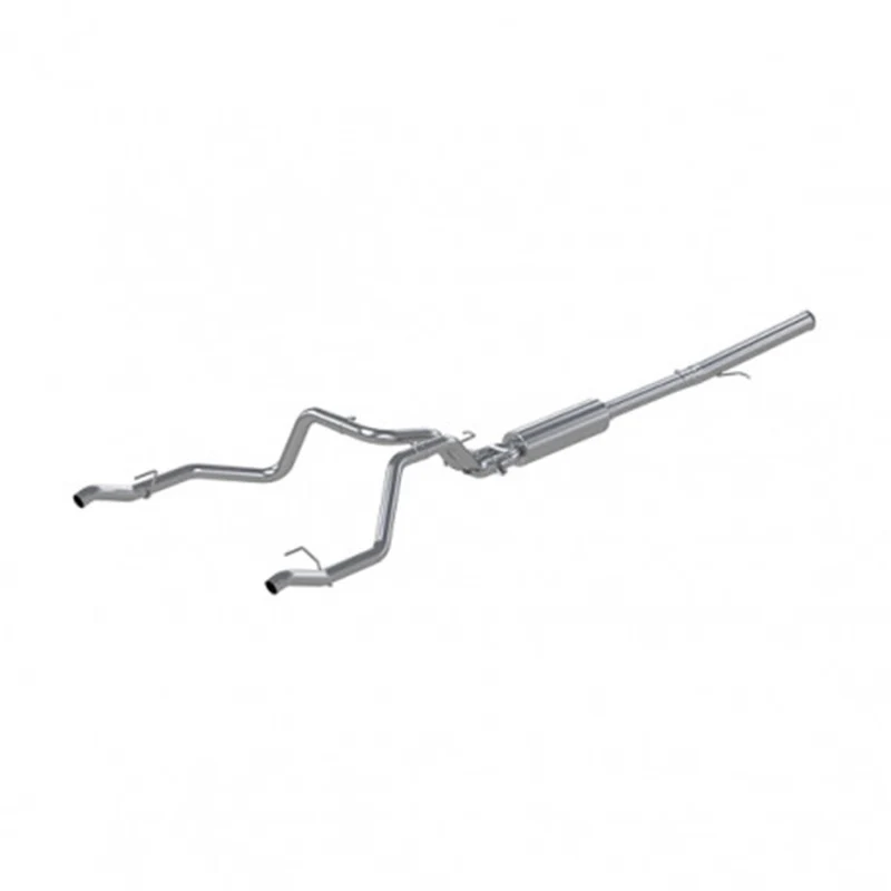 MBRP 19-Up Chevy Silverado 1500 6.2L 2.5in Catback Dual Rear Exit Aluminized - Image 2
