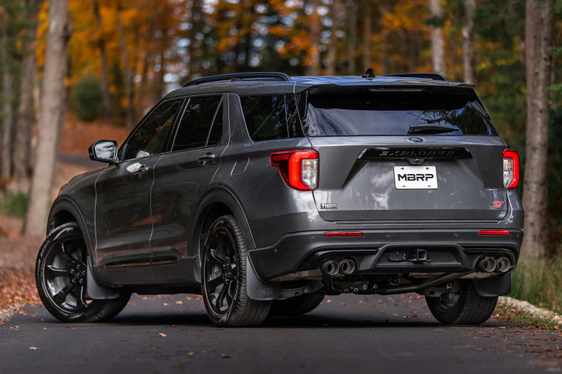 MBRP 20-21 Ford Explorer ST 3.0L EcoBoost Dual Rear Exit Axle Back w/ Quad Carbon Fiber Tips - T304 - Image 4