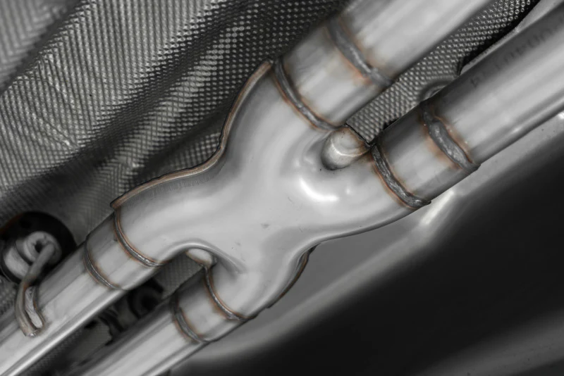 MBRP 20-21 Ford Explorer ST 3.0L Ecoboost SS 2.5in Dual Rear Exit w/ Carbon Fiber Quad Tips - T304 - Image 3