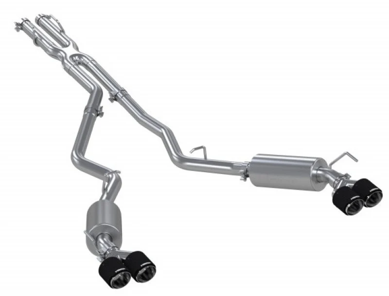MBRP 20-21 Ford Explorer ST 3.0L Ecoboost SS 2.5in Dual Rear Exit w/ Carbon Fiber Quad Tips - T304 - Image 5