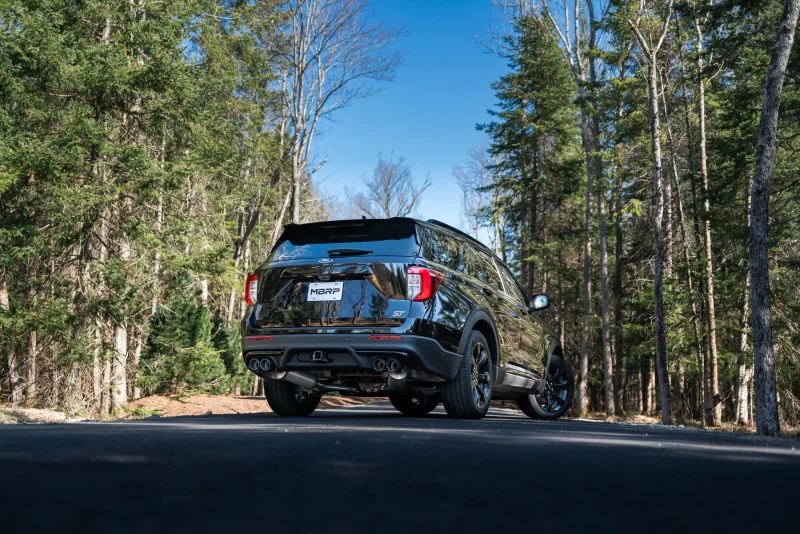 MBRP 20-21 Ford Explorer ST 3.0L Ecoboost SS 2.5in Dual Rear Exit w/ Quad Tips - AL - Image 4