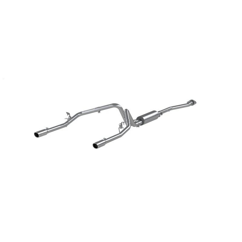 MBRP 2003-2007 Chev/GMC 1500 Classic 4.8/5.3L EC/CC-SB Cat Back Dual Split Rear - Image 2