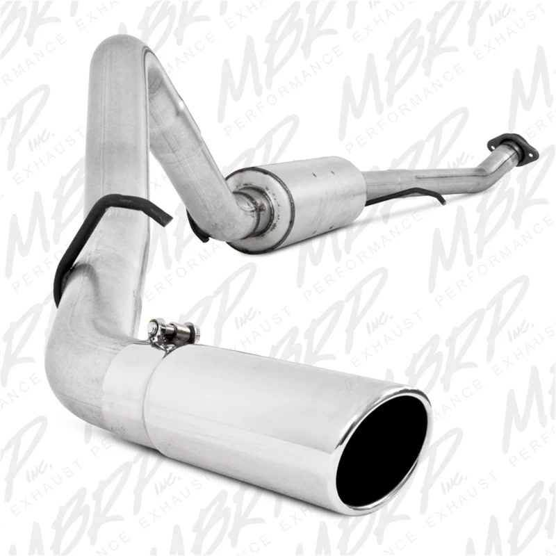 MBRP 2003-2007 Chev/GMC 1500 Classic 4.8/5.3L EC/CC-SB Cat Back Single Side - Image 2