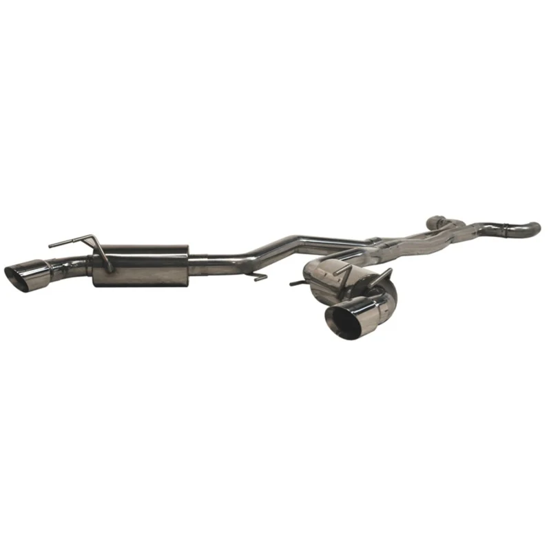 MBRP 2010 Chev Camaro V8 6.2L 6 Speed Dual Cat Back Round Tips  (11 Conv. MUST purchase mbrpAD1710) - Image 2