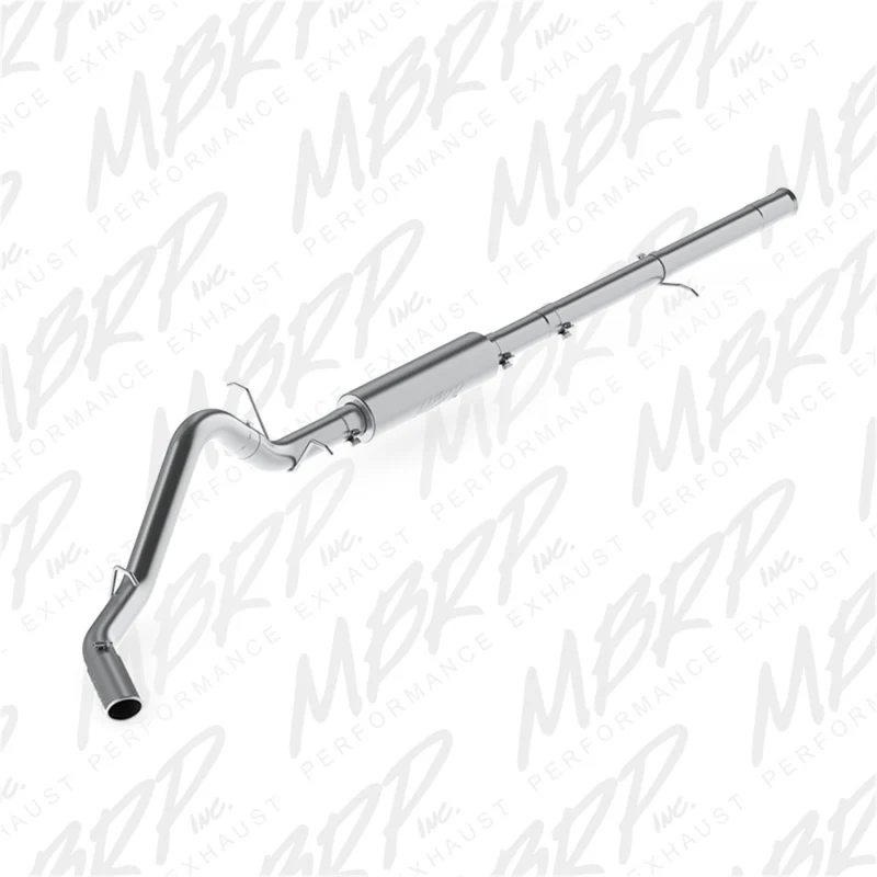 MBRP 2014 Chevy/GMC 1500 Silverado/Sierra 6.2L V8 Aluminum 3.5in C/B Single Side Exit Exhaust - Image 2