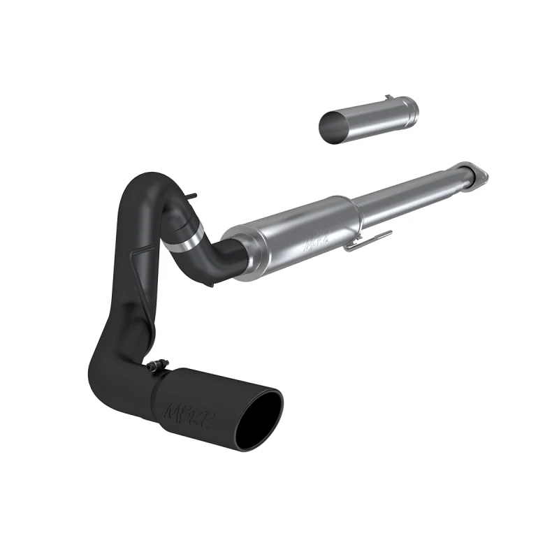 MBRP 2015 Ford F-150 2.7L / 3.5L EcoBoost 4in Cat Back Single Side Black Exhaust System - Image 2