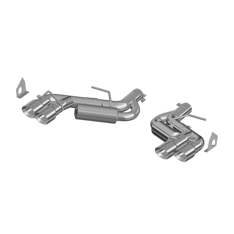 MBRP 2016 Chevy Camaro V8 6.2L 6spd 3in T409 Race Dual Axle Back w/ 4.5in Quad Dual Wall Tips - Image 2
