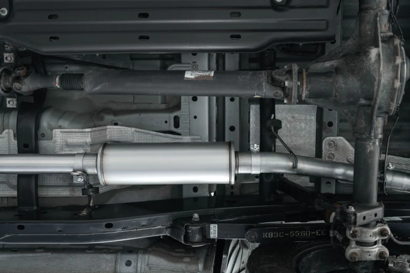 MBRP 2019 Ford Ranger Ecoboost 2.3L 4in OD Tip Single Side Exit 3in T304 Cat Back - Image 2