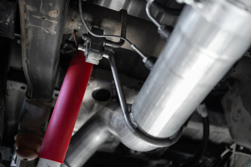 MBRP 2020+ GMC/Chevy 2500/3500 6.6L Duramax 4in Mand Bent Tubing AL-Ser Cat Back Single Side - Alum - Image 3