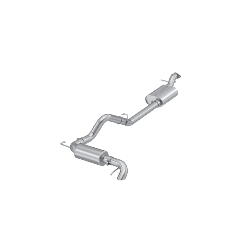 MBRP 2021-2023 Ford Bronco 2.3L/2.7L Stainless Steel 3in Cat-Back, Single High Clearance Rear Exit - Image 2