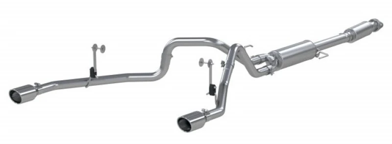 MBRP 2021+ F-150 2.7L/ 3.5L Ecoboost, 5.0L 3in Cat Back 2.5in Dual Split Rear - Image 6