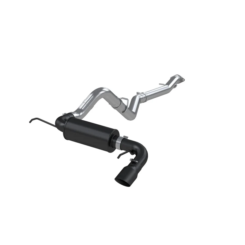 MBRP 2021+ Ford Bronco 2.3L/2.7L EcoBoost 3in Black Aluminized Catback Exhaust - Image 2