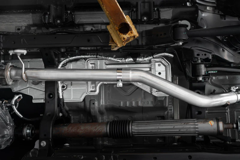MBRP 2021+ Ford Bronco 2.3L/2.7L EcoBoost 3in Black Aluminized Catback Exhaust - Image 3