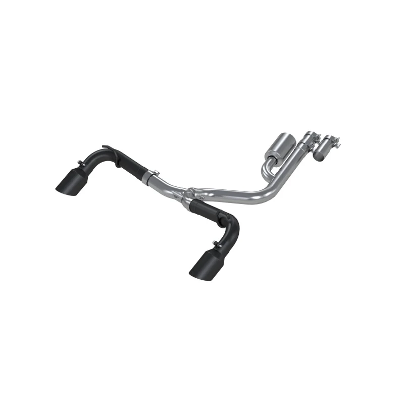 MBRP 2021+ Ford Bronco Sport (1.5L / 2.0L EcoBoost) 2.5in Res-Back Exhaust - Dual Rear - Black - Image 2
