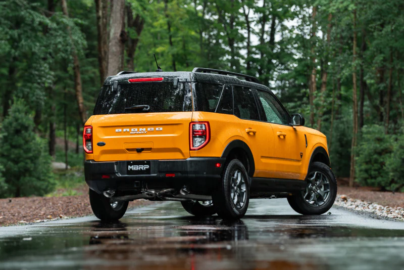 MBRP 2021+ Ford Bronco Sport (1.5L / 2.0L EcoBoost) 2.5in Resonator-Back Exhaust - Dual Rear Exit - Image 6