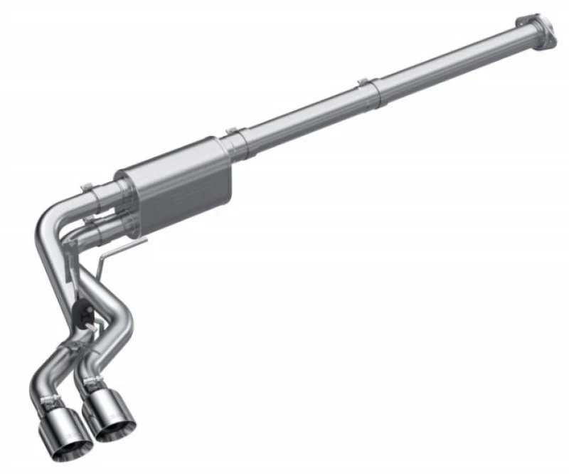 MBRP 2021 Ford F-150 2.7L EcoBoost / 3.5L EcoBoost / 5.0L 3in Cat Back Single Side Exit Alum - Image 7