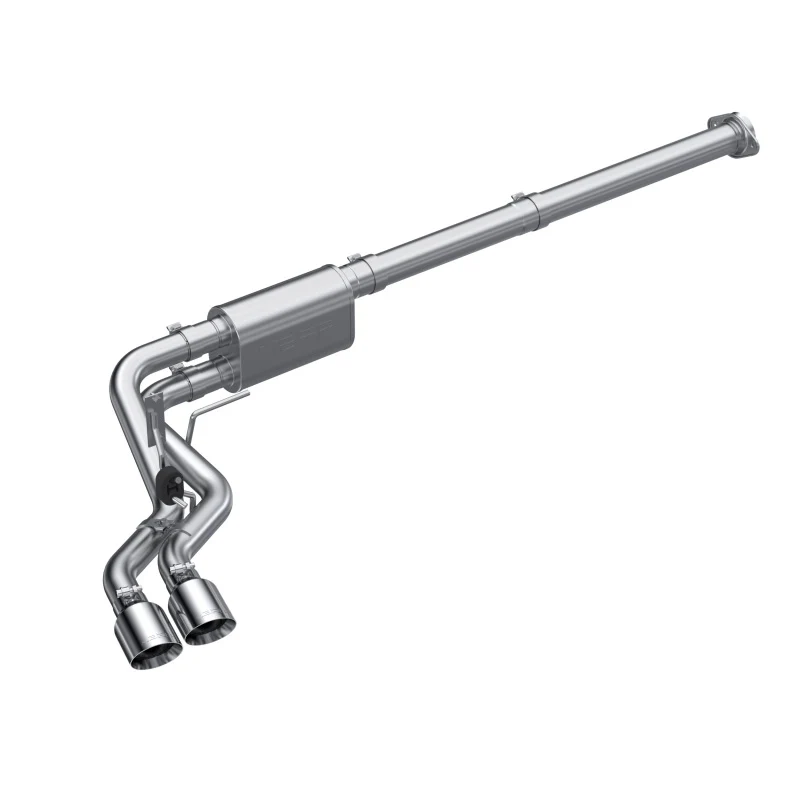 MBRP 2021 Ford F-150 2.7L EcoBoost / 3.5L EcoBoost / 5.0L 3in Cat Back Single Side Exit T304 - Image 2