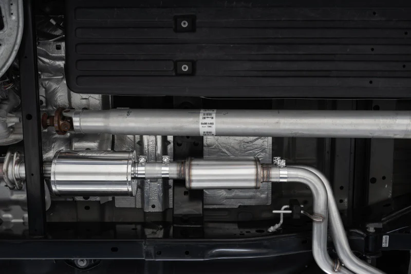 MBRP 2021+ Ford F150 T304 Pre-Axle (Street Profile) 2.5in OD Tips 3in Cat Back Exhaust - Image 3