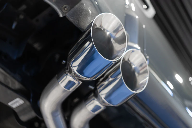 MBRP 2021+ Ford F150 T304 Pre-Axle (Street Profile) 2.5in OD Tips 3in Cat Back Exhaust - Image 4