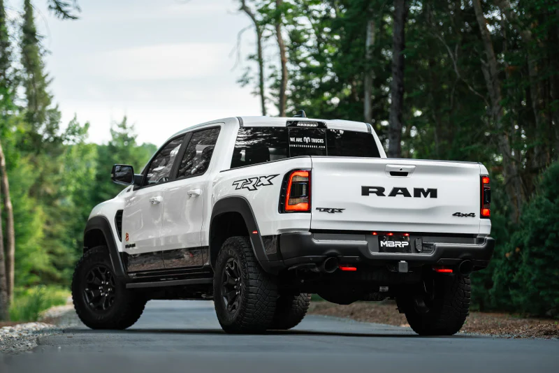 MBRP 2021 Ram TRX 6.2 S/C 3in T304 SS Muffler Delete Pipe - Image 4