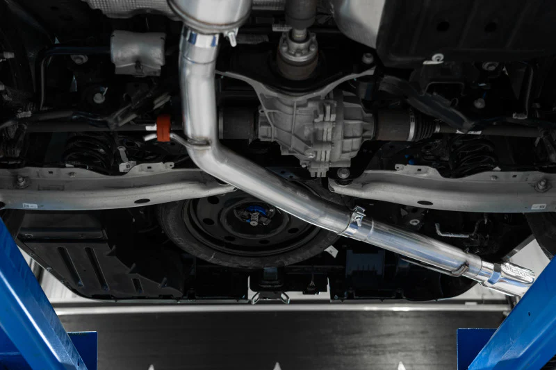 MBRP 2022+ Ford Maverick T304 4in OD Tip Single Side Exit 3in Cat Back Exhaust - Image 3