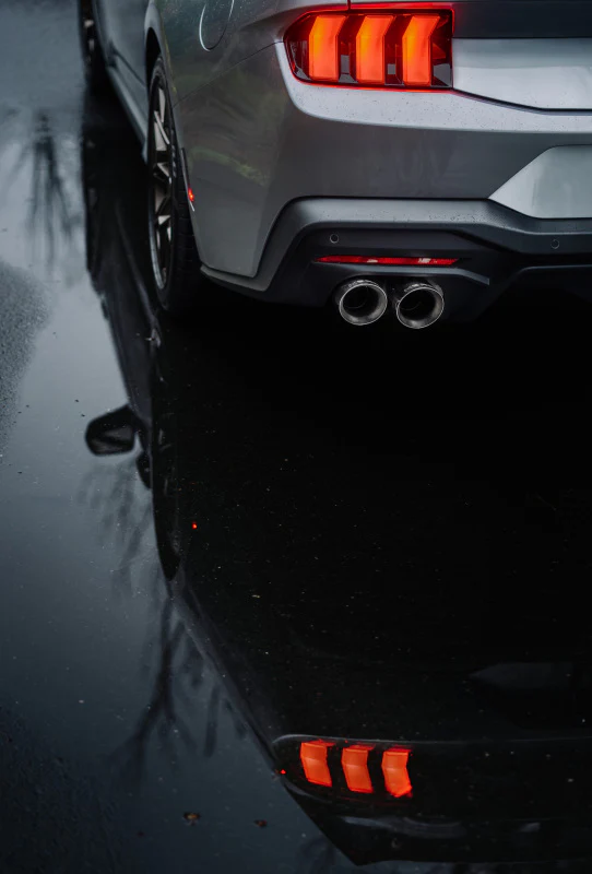MBRP 2024+ Ford Mustang 5.0L T304 SS 3in Cat-Back Dual Split Exhaust w/ Quad Tips (Valve Delete) - Image 3