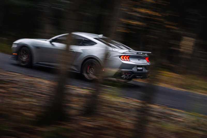 MBRP 2024+ Ford Mustang GT Armor Pro 3in Steet Profile Catback Exhaust  - Stainless Steel Tips - Image 3