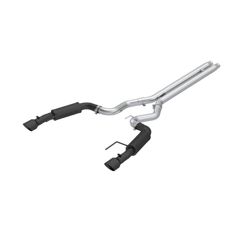 MBRP 2024Ford Mustang GT S650, 5.0 3in Cat-Back Dual Split Black-Coated Aluminized Steel - Image 2