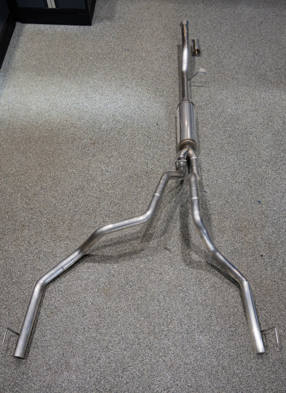 MBRP 21-24 Chevrolet Suburban XL 5.3L 3in T304 SS 2.5in Dual Split Carbon Fiber Cat-back - Image 6