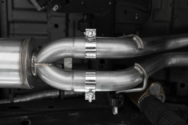 MBRP 22-23 Chevrolet/ GMC 1500 Silverado/ Sierra ZR2/AT4X 6.2L 2.5in Turn Down 3in Cat Back Exhaust - Image 4