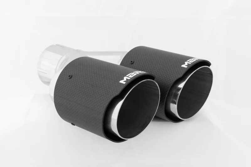 MBRP Universal Carbon Fiber Dual Tip 3.5in OD/2.5in Inlet - Image 3