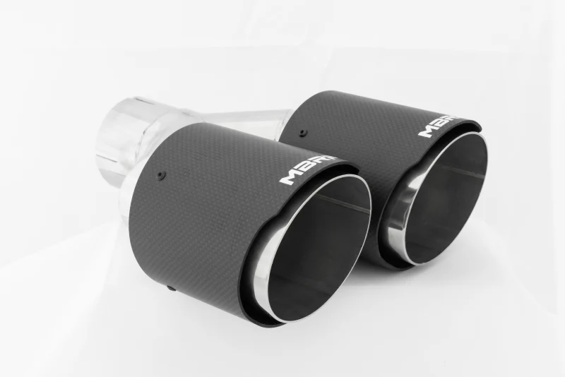 MBRP Universal Carbon Fiber Dual Tip 4in OD/2.5in Inlet - Image 2
