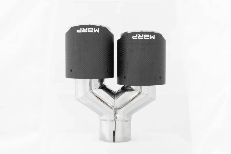 MBRP Universal Carbon Fiber Dual Tip 4in OD/2.5in Inlet - Image 4