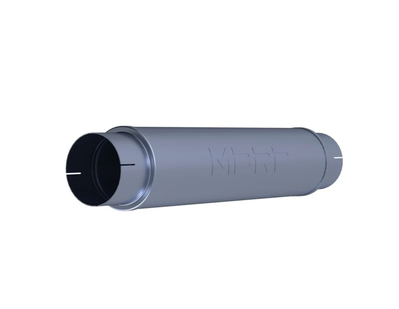 MBRP Universal Muffler 5in Inlet/Outlet 24in Body T409 SS - Image 2