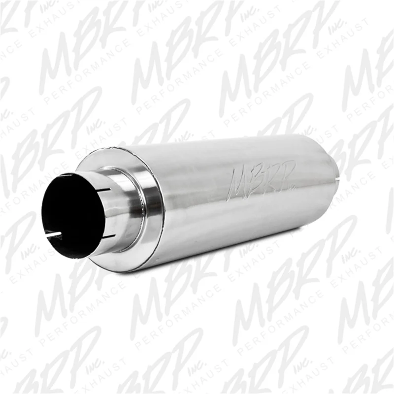 MBRP Universal Quiet Tone Muffler 5in Inlet /Outlet 8in Dia Body 31in Overall - Image 2